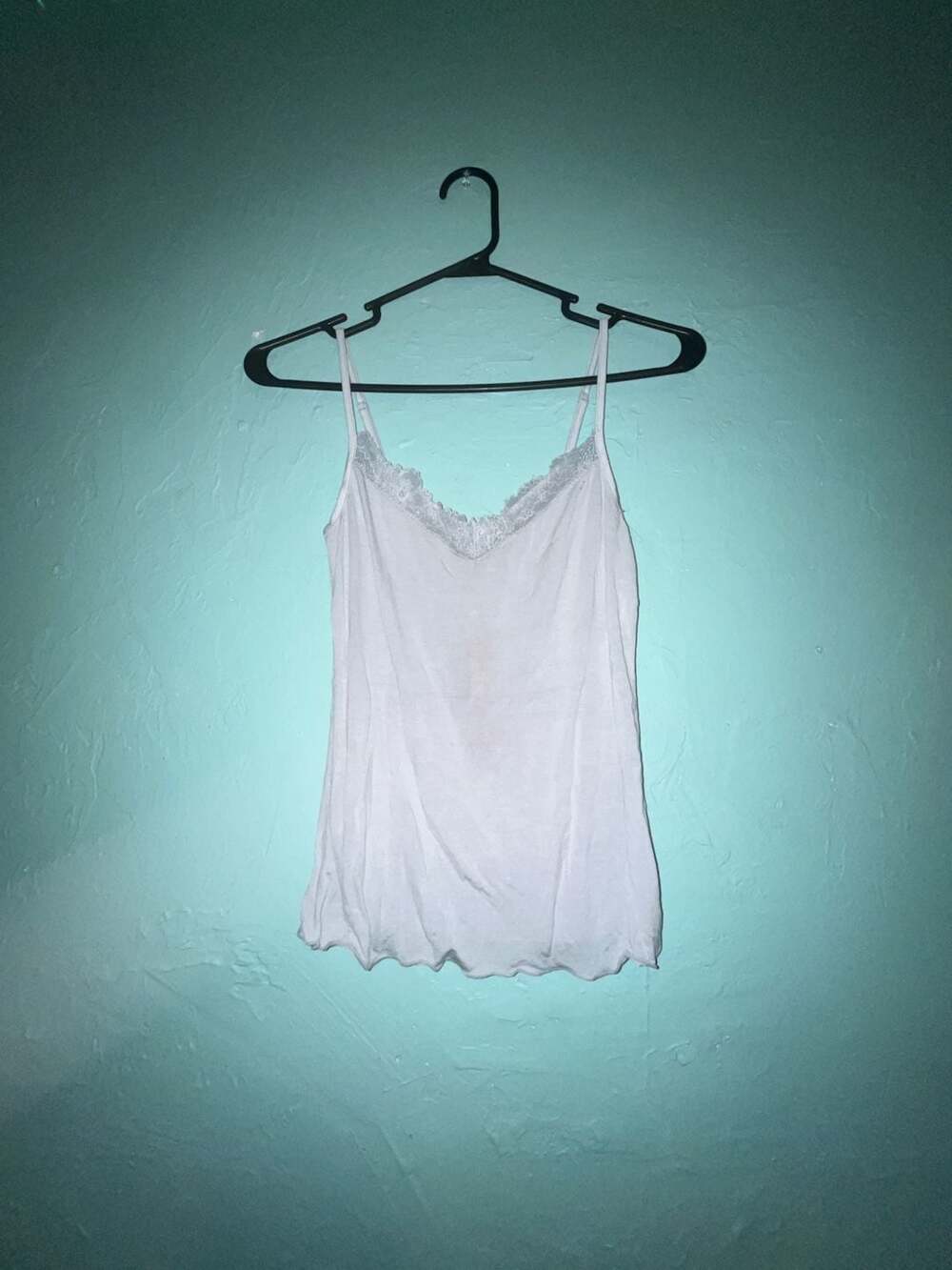 SKIMS Lace Trim Cami Tank Top Mist Size S